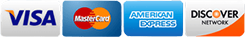 Accepted credit cards